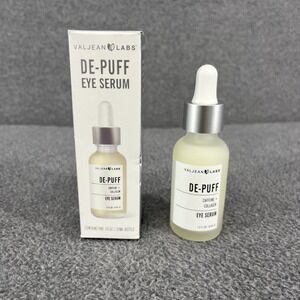 Valjean Labs DePuff Caffeine & Collagen Eye Serum 1 oz Val Jean Depuffing 1 oz